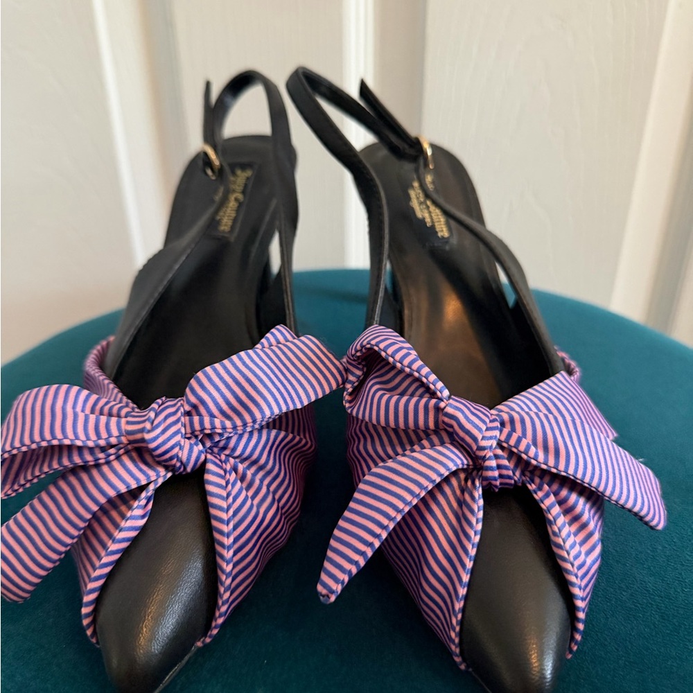 Juicy Couture black label sling backs